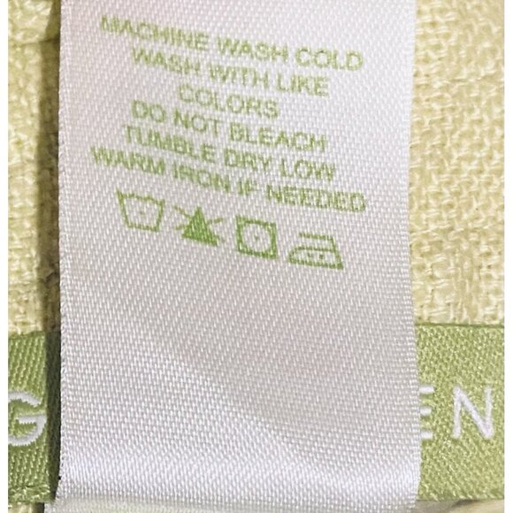 Sigrid Olsen Skirt Womens 8 Chartreuse Green Linen Blend A Line Midi Boho Y2K - Picture 5 of 5